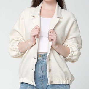 American Apparel Ottoman Ribbed Jacket
